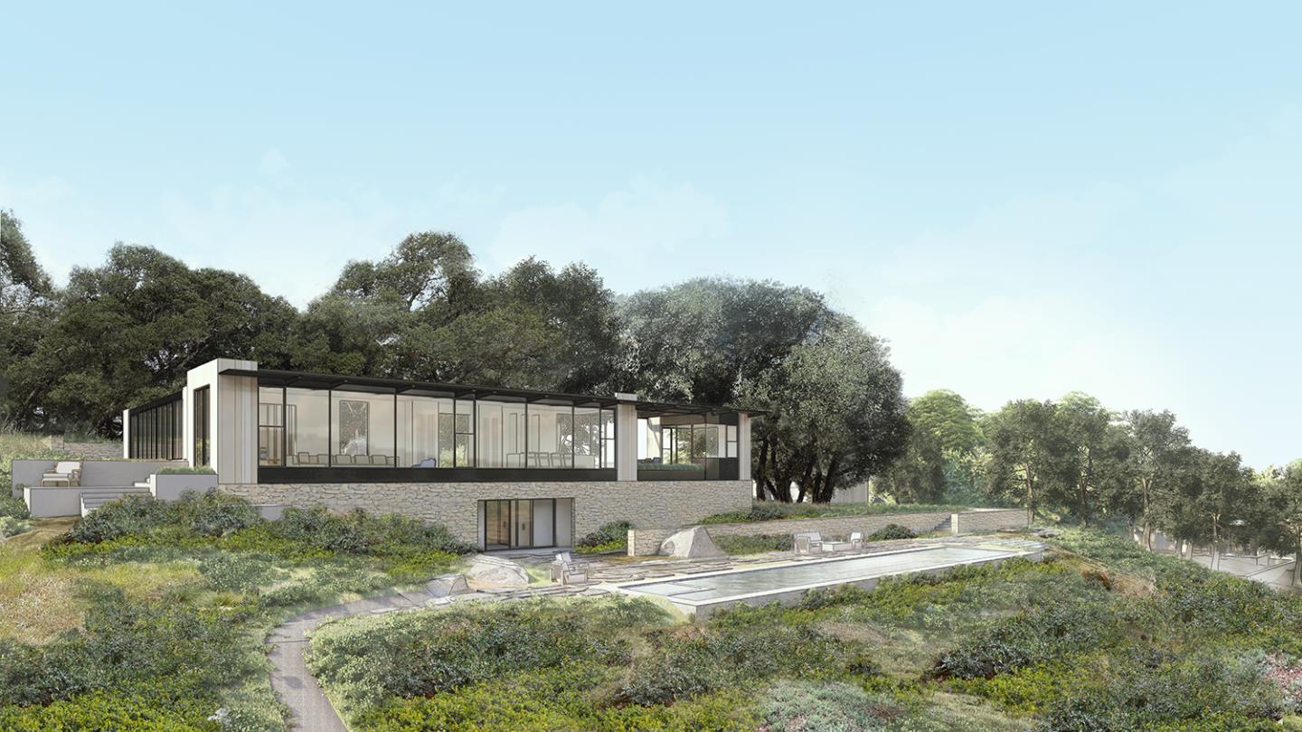 57 Chamisal Pass Carmel, CA 93923 - Photo 12 of 17 a view of a house with backyard and sitting area