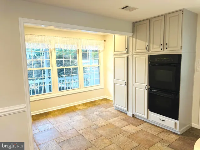 a view of a kitchen with a stove