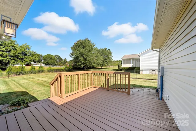a view of a balcony with ocean view