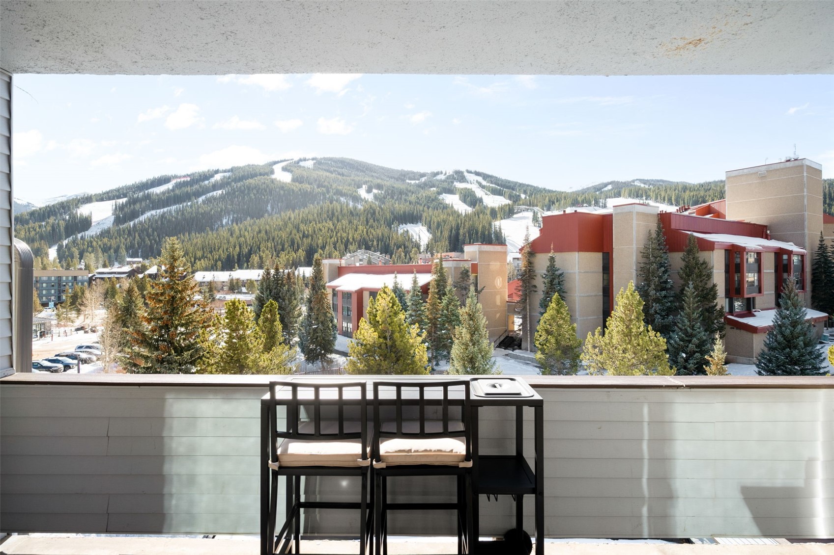 760 Copper Road, Unit F204 Copper Mountain, CO 80443 - Photo 13 of 32 Balcony with a mountain view