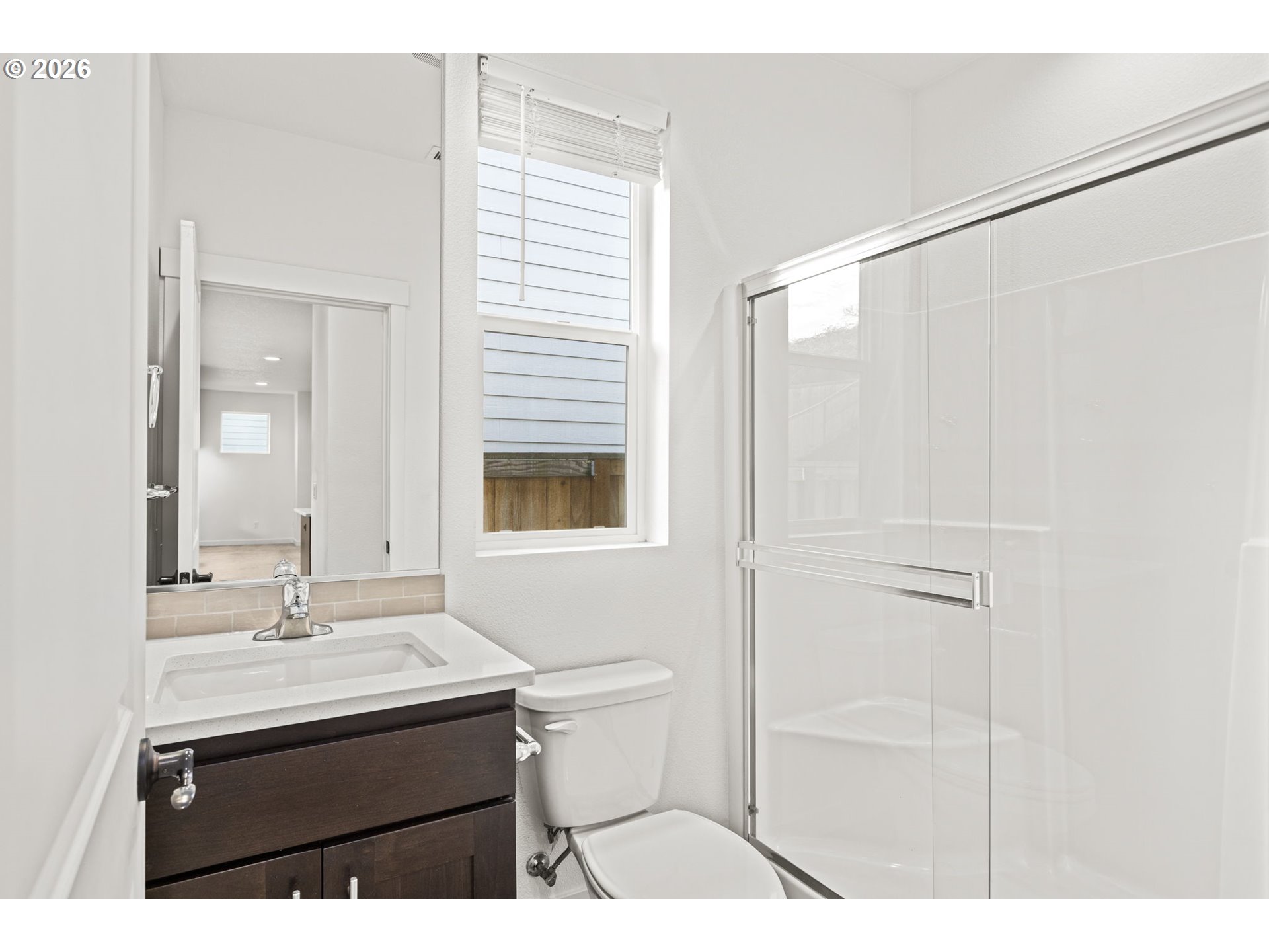 3513 Northeast Claire Road Estacada, OR 97023 - Photo 19 of 42 a bathroom with a sink and a mirror
