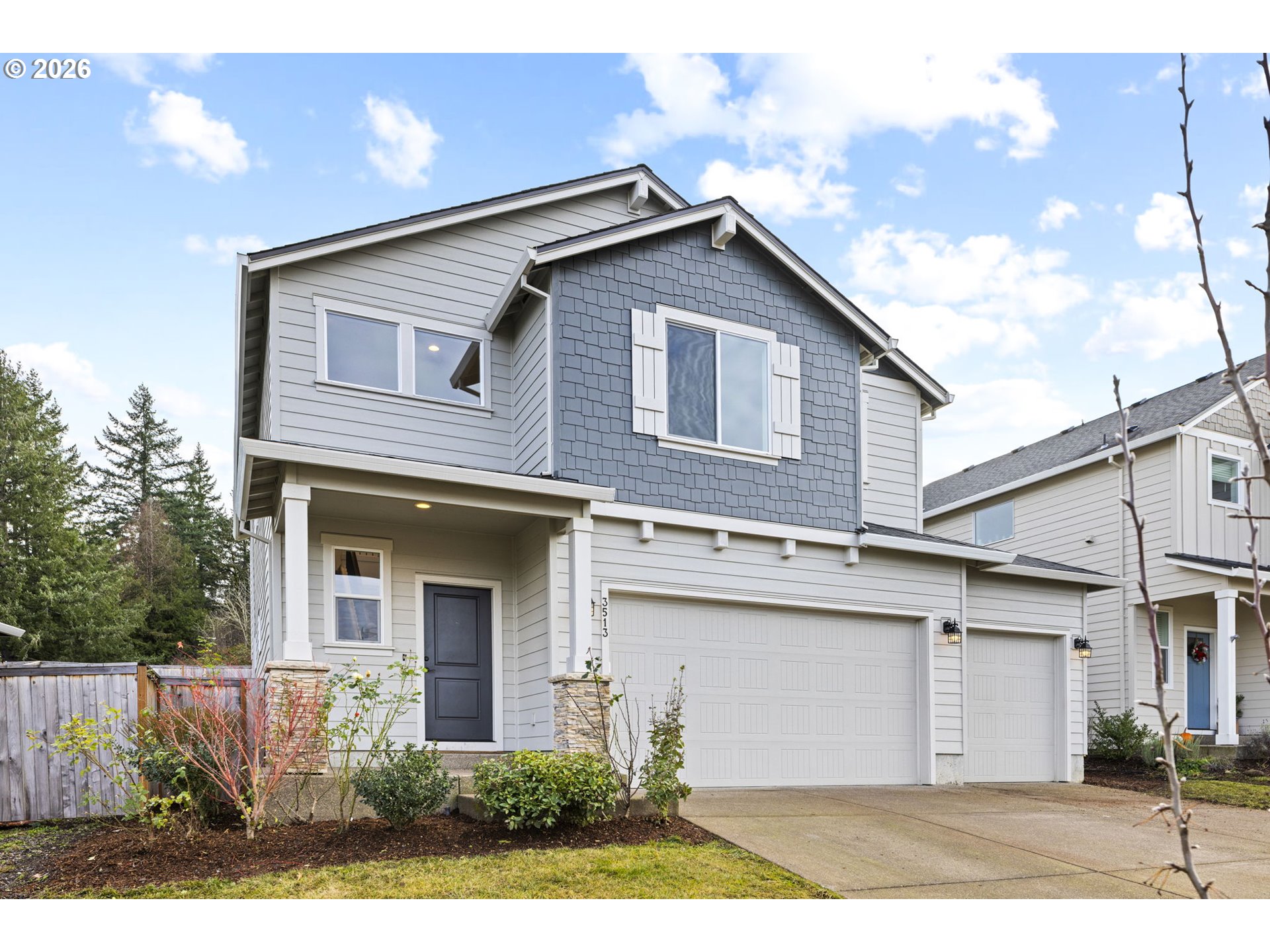 3513 Northeast Claire Road Estacada, OR 97023 - Photo 2 of 42 a front view of a house with a yard
