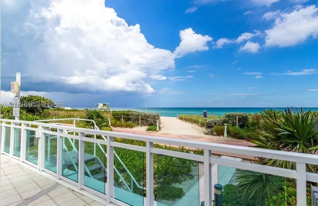 a view of a city with tall buildings