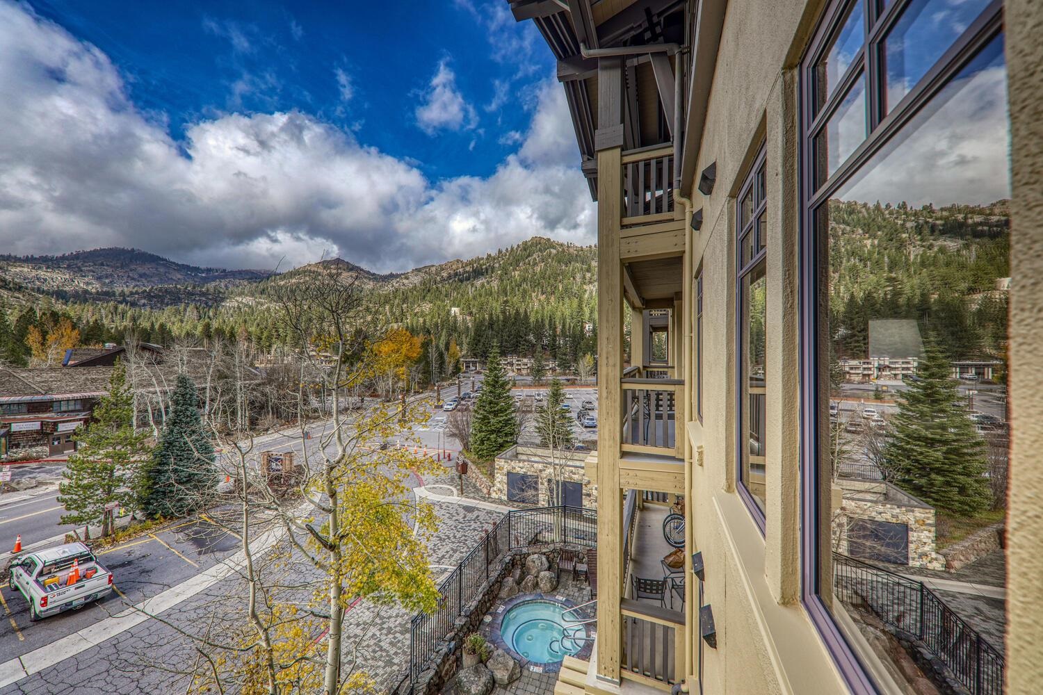 1985 Olympic Vly Road, Unit 2312 Olympic Valley, CA 96146 - Photo 17 of 27 a view of balcony with two chairs