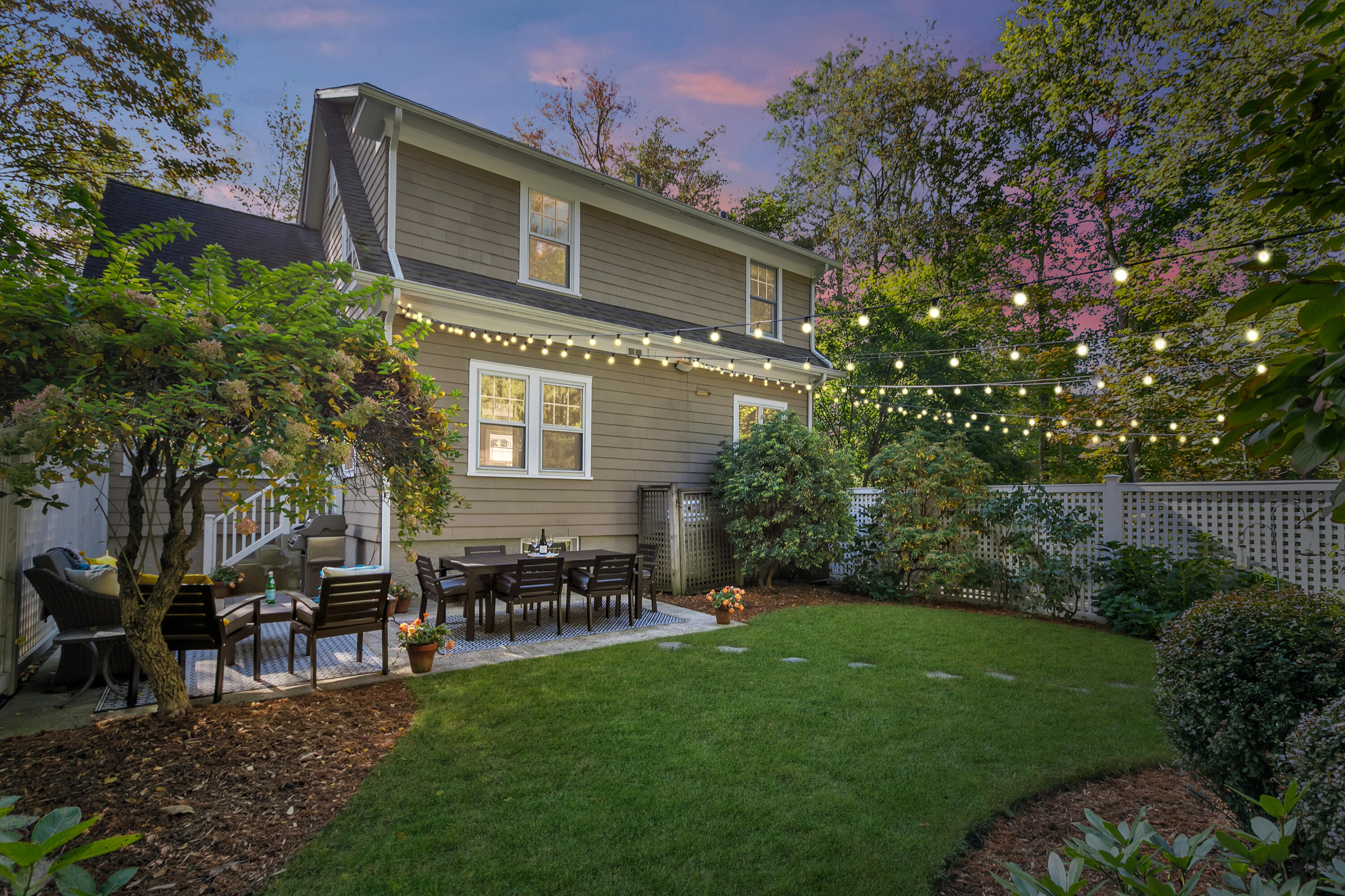 401 Jelliff Mill Road New Canaan, CT 06840 - Photo 2 of 21 a view of a house with a backyard