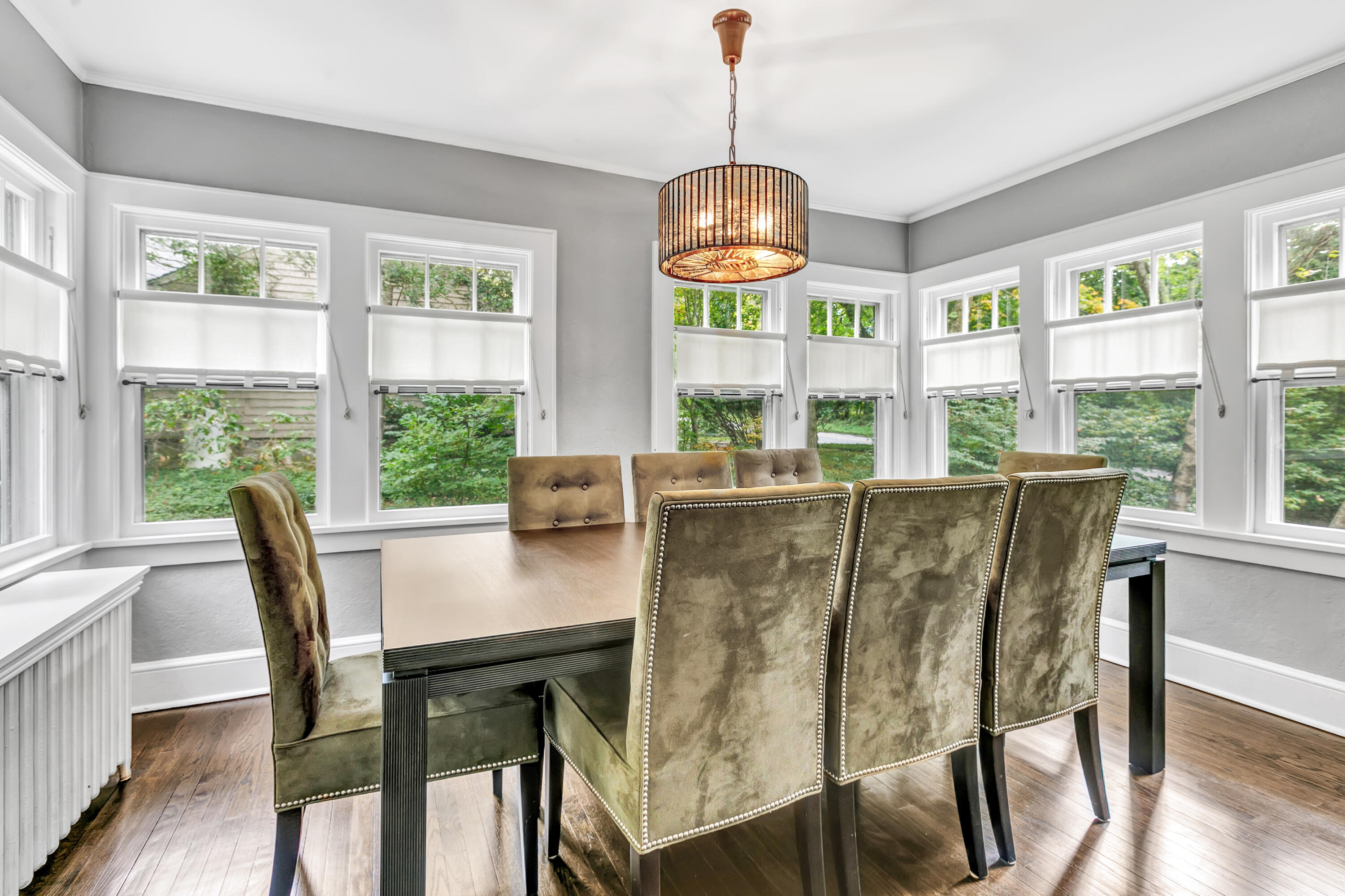 401 Jelliff Mill Road New Canaan, CT 06840 - Photo 8 of 21 a view of a dining room with furniture window and outside view