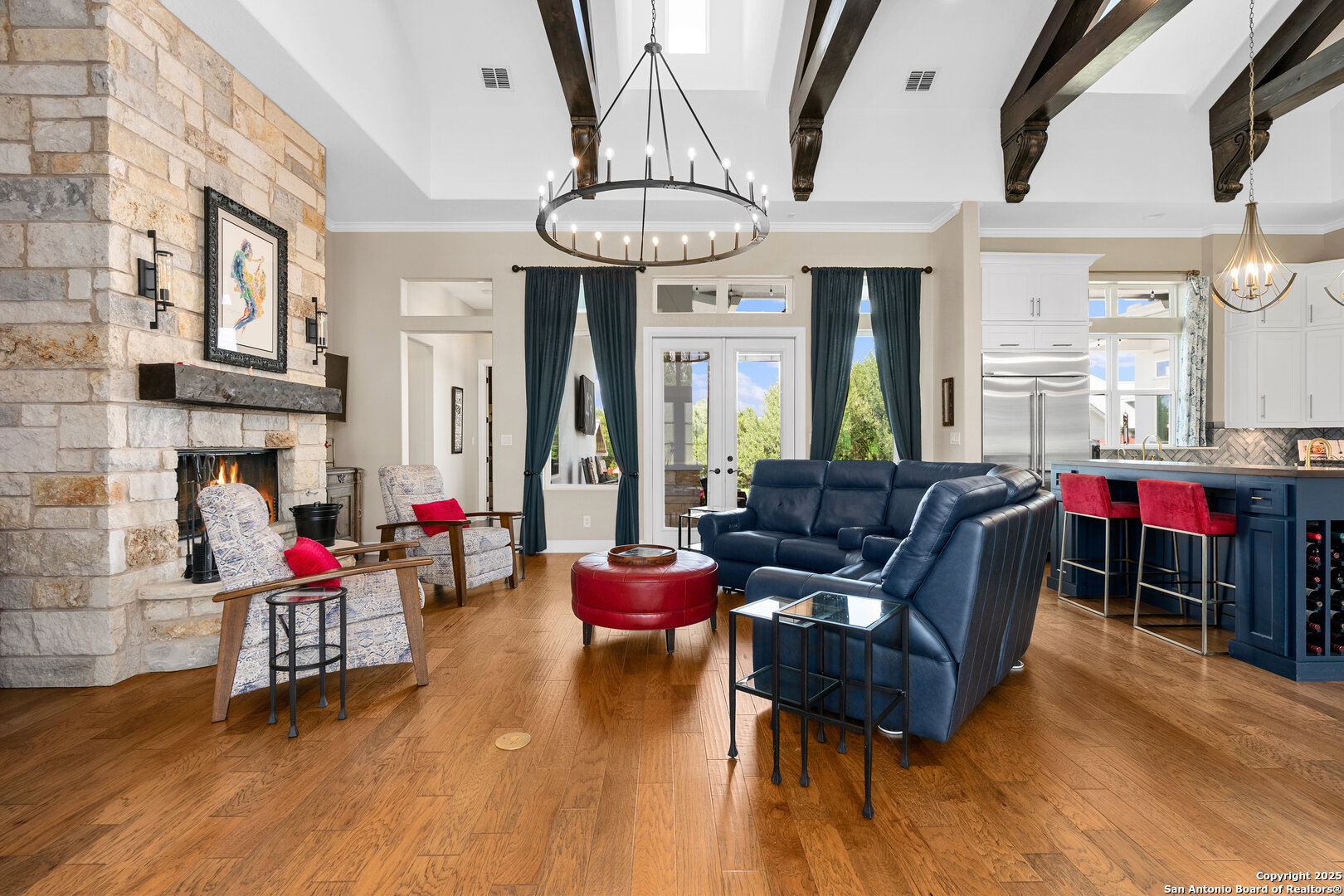 30 VERDE Point Boerne, TX 78006 - Photo 20 of 62 a living room with furniture and a chandelier