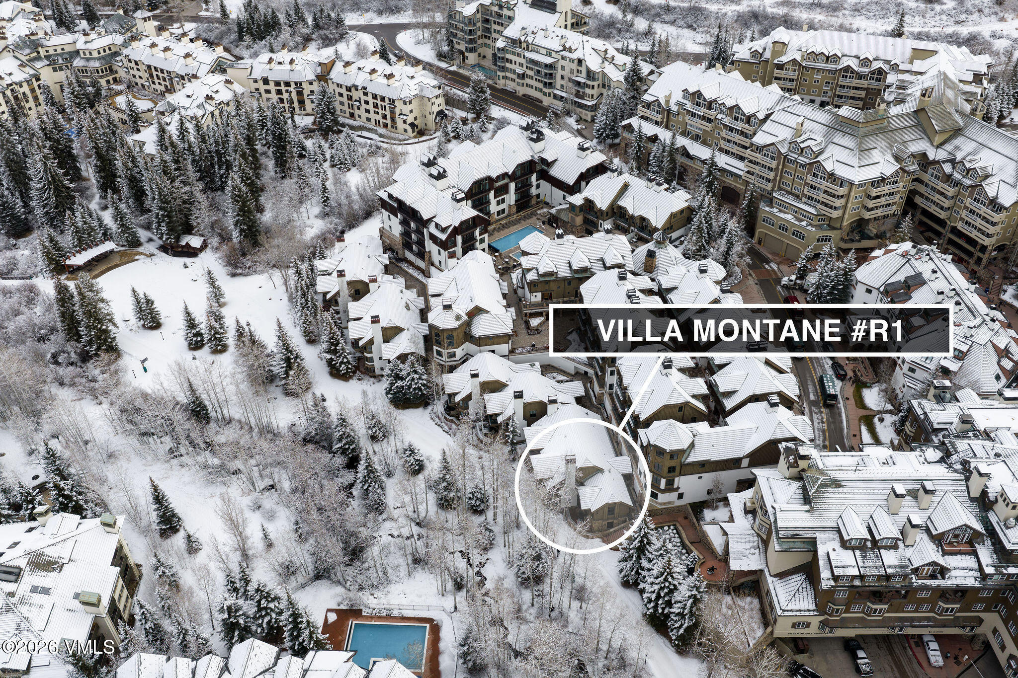 63 Avondale Lane, Unit R1 Beaver Creek, CO 81620 - Photo 34 of 37 2602_villas_at_bc_r1_aerial_c