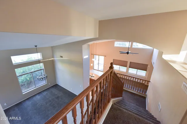 a view of an entryway with hardwood