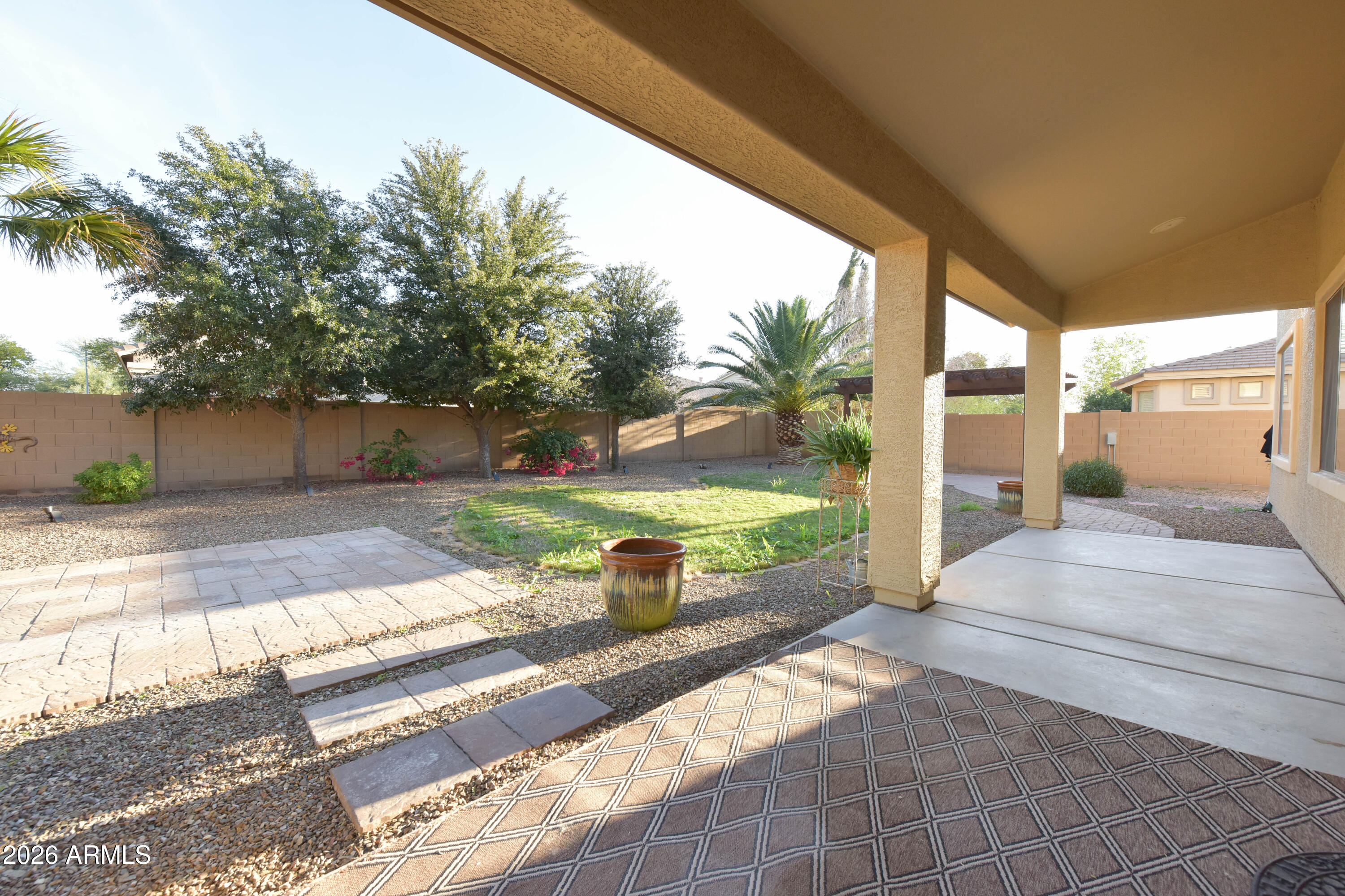 2546 East San Rafael Trail Casa Grande, AZ 85194 - Photo 36 of 41 a view of a back yard of the house