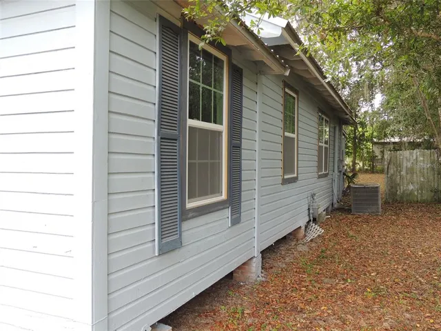 a view of a house with a door