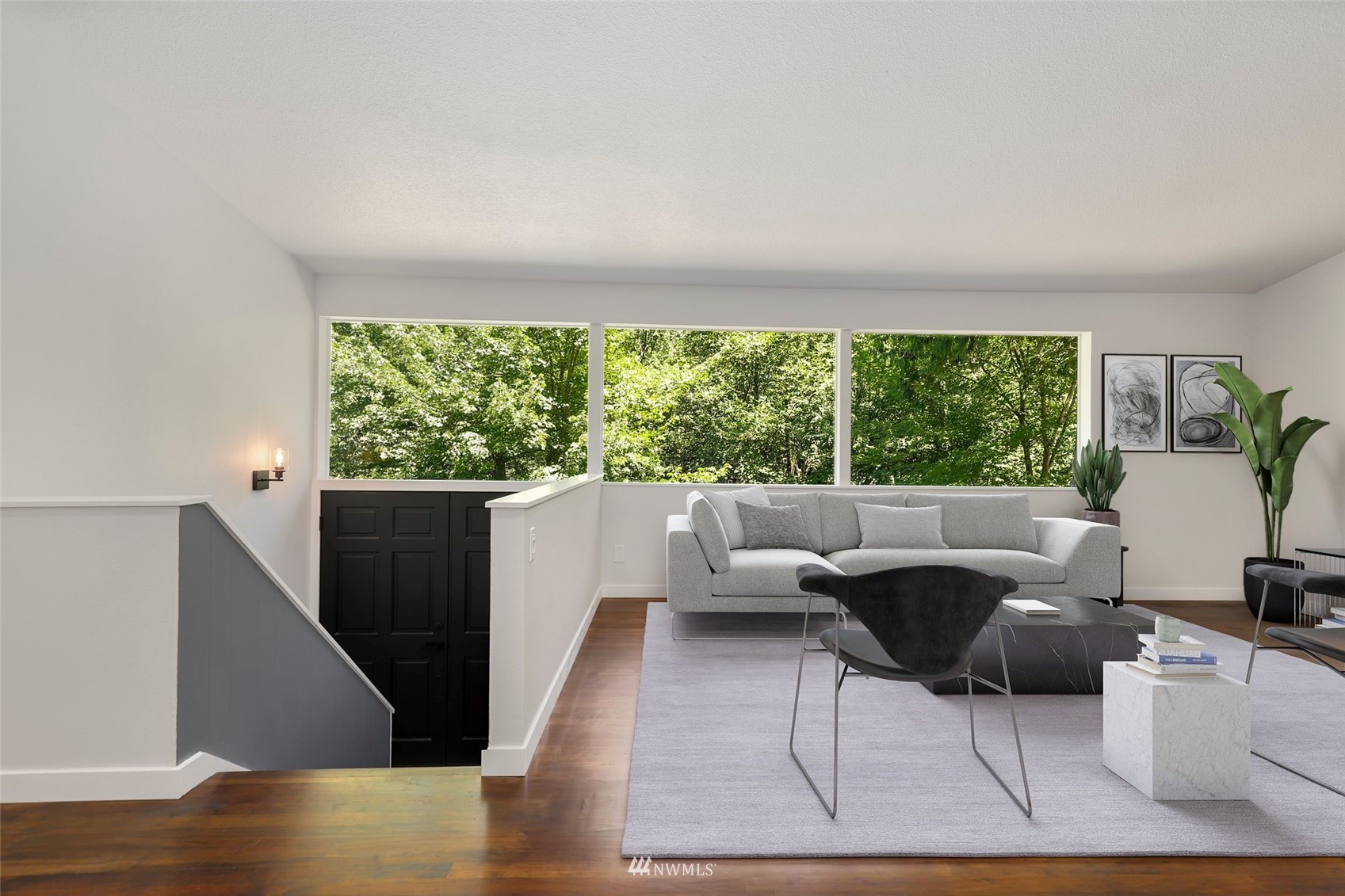 23314 25th Drive Southeast Bothell, WA 98021 - Photo 4 of 40 a living room with furniture and large windows