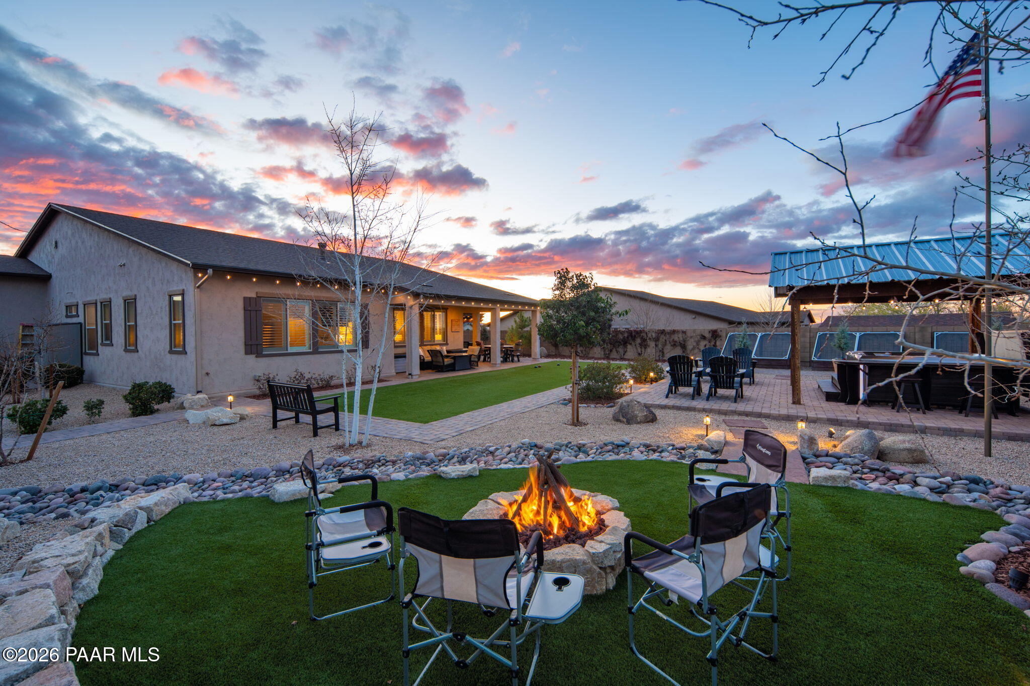 707 Lunar View Way Chino Valley, AZ 86323 - Photo 2 of 89 a view of a house with backyard porch and sitting area