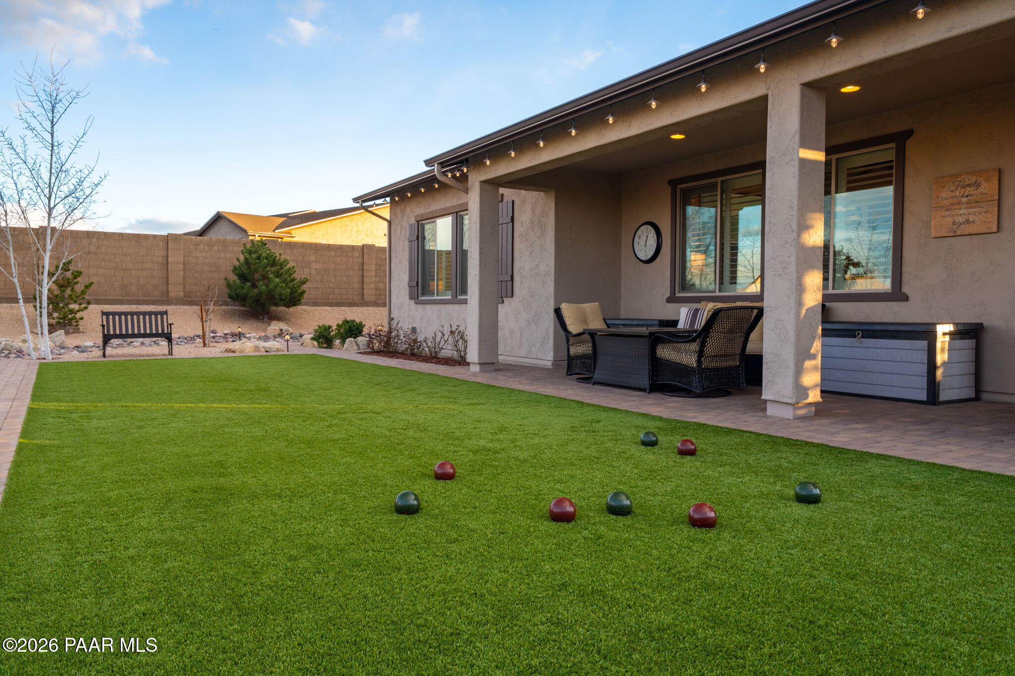 707 Lunar View Way Chino Valley, AZ 86323 - Photo 63 of 89 a backyard of a house with table and chairs