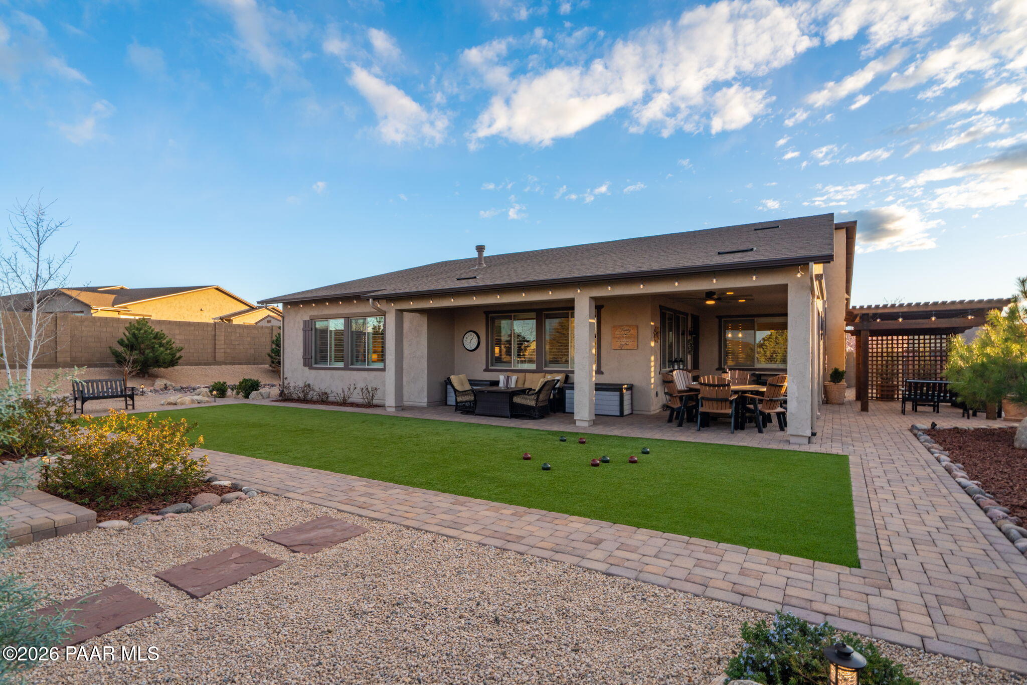 707 Lunar View Way Chino Valley, AZ 86323 - Photo 68 of 89 a view of a house with backyard porch and garden