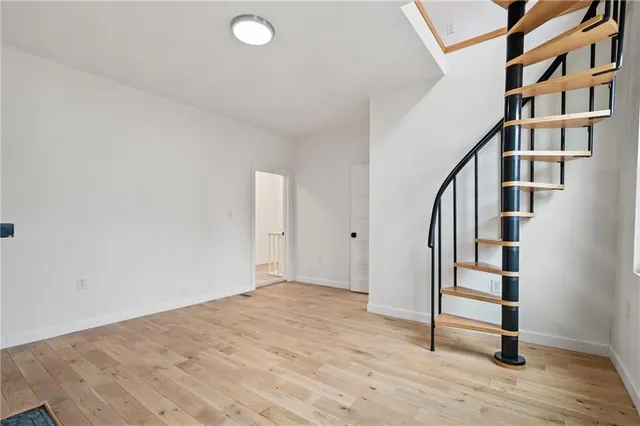 wooden floor in an empty room