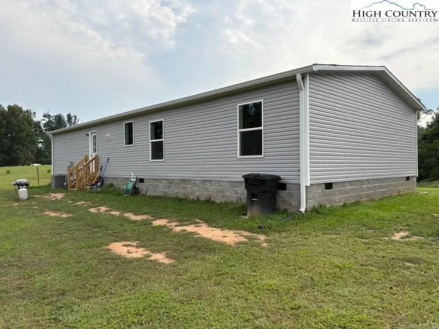 a backyard of a house