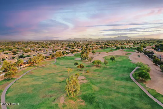 a bird view of a house
