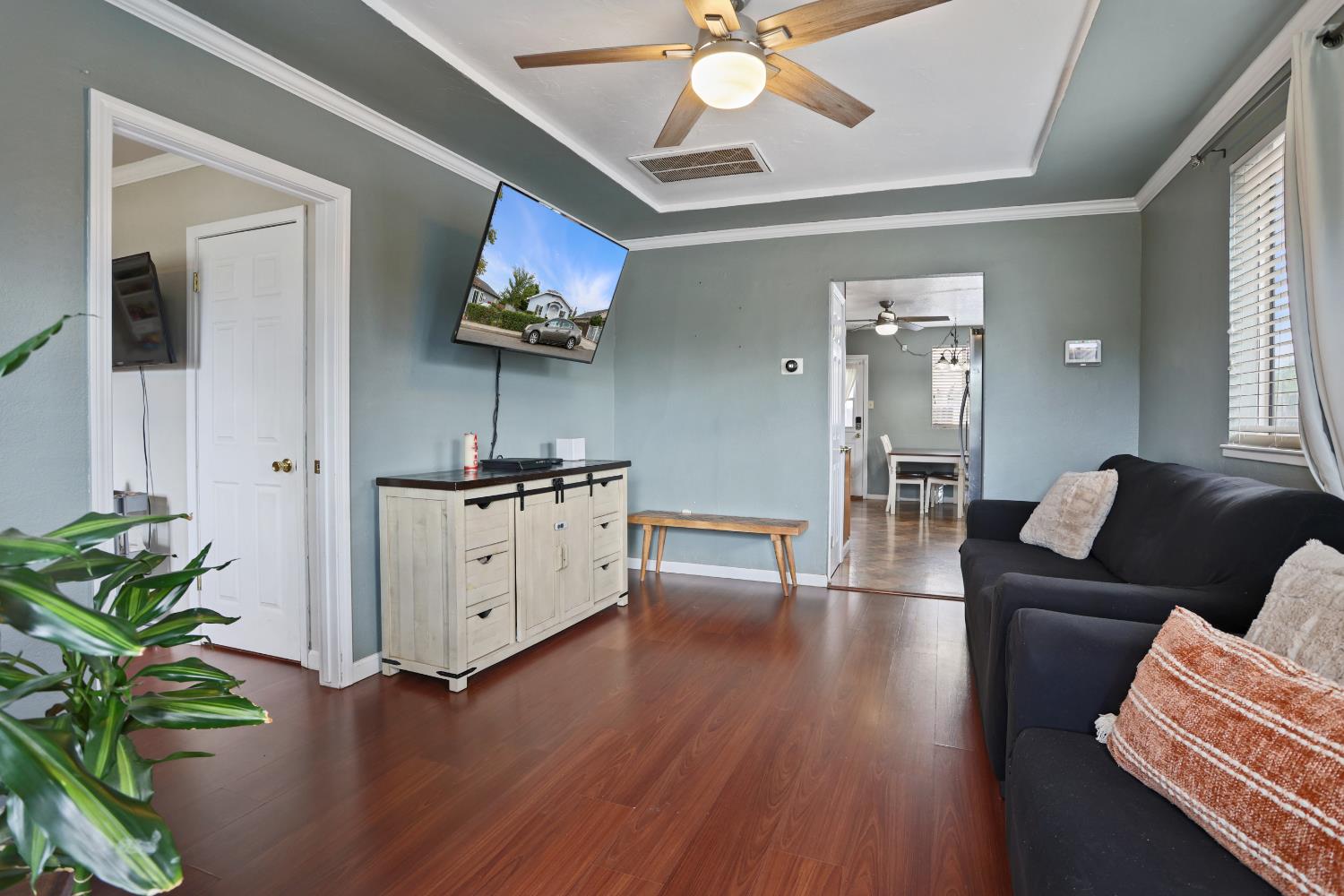513 Harold Street Lodi, CA 95240 - Photo 9 of 29 a living room with furniture and a potted plant