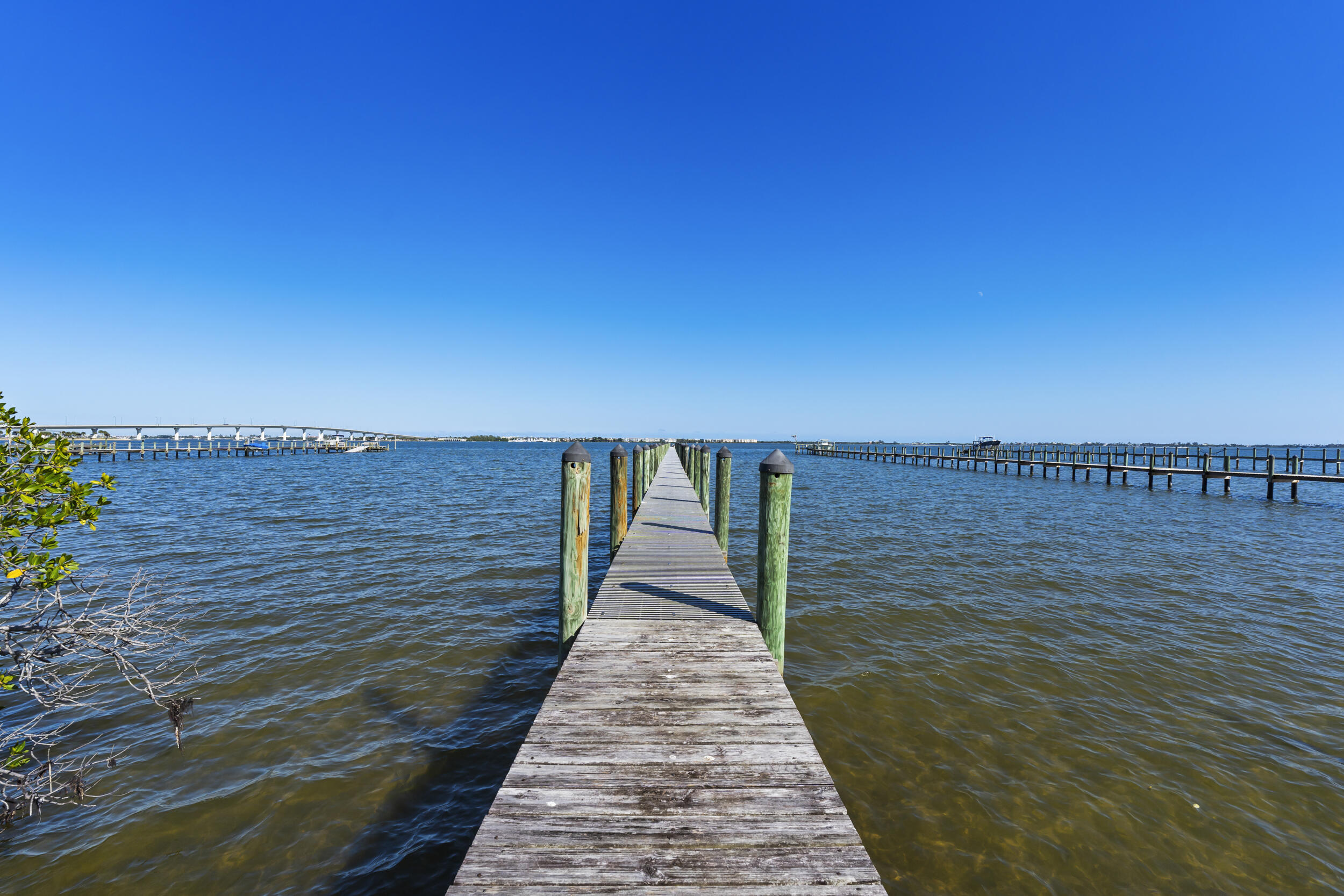 36 South Sewalls Point Road Sewall's Point, FL 34996 - Photo 27 of 38 a view of a wooden floor with a lake
