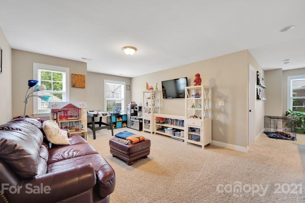 693 Old Cove Road Tega Cay, SC 29708 - Photo 20 of 38 a living room with furniture and a flat screen tv