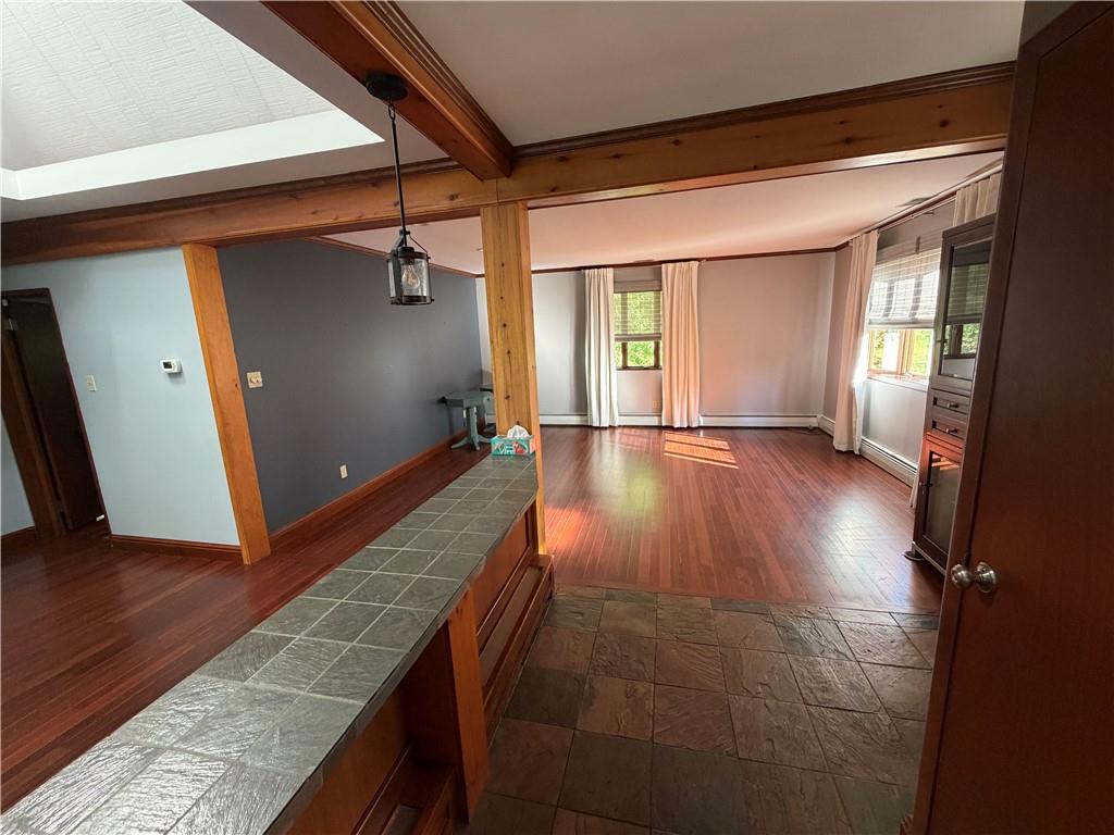 3137 Harts Run Road Allison Park, PA 15101 - Photo 4 of 11 a view of hallway with stairs and wooden floor