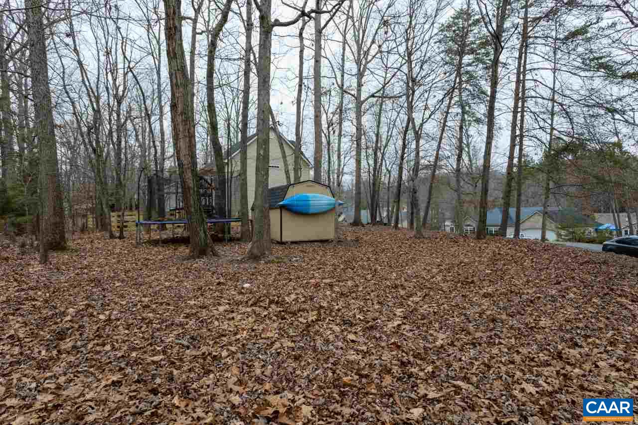 30 Amethyst Road Palmyra, VA 22963 - Photo 32 of 37 a view of a backyard with trees