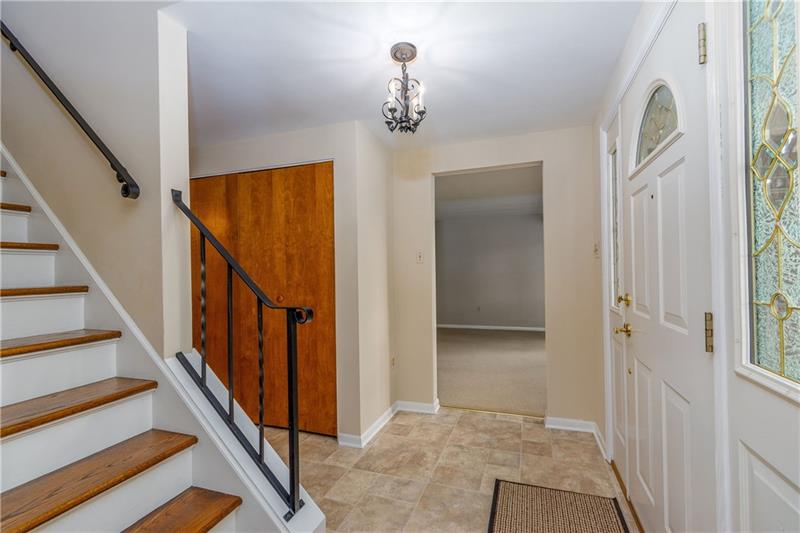 3890 Anderson Road Gibsonia, PA 15044 - Photo 4 of 25 Formal Entryway with new flooring and Large Hall closet