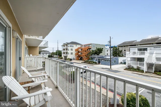 a view of city from balcony