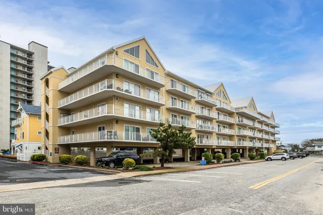 a front view of a building