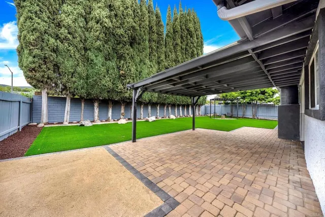 a view of outdoor space and yard