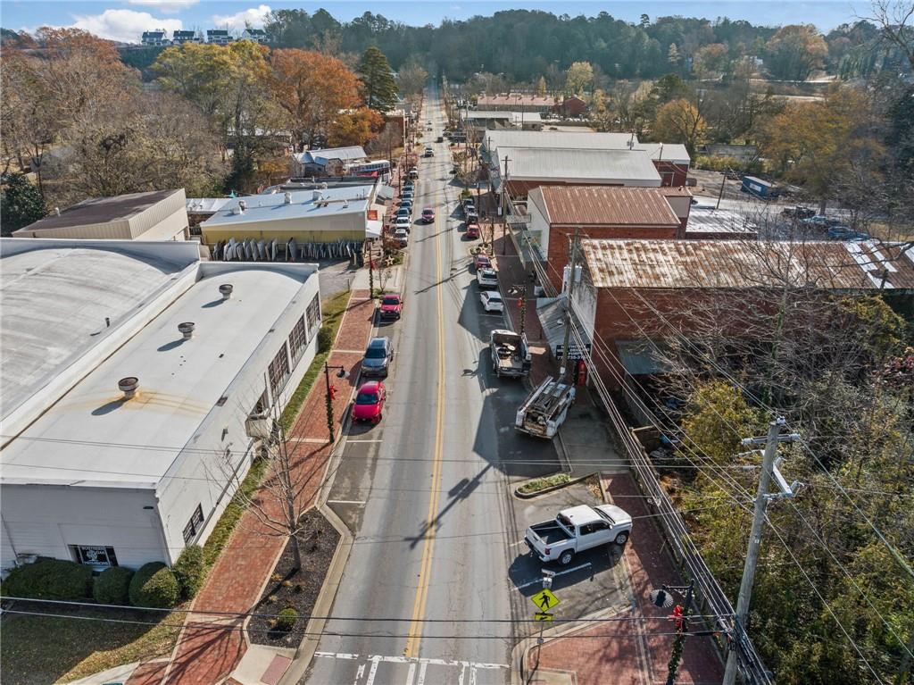 518 Old Canton Road Ball Ground, GA 30107 - Photo 34 of 42 an aerial view of a house with a mountain