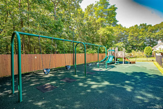 a view of backyard with green space