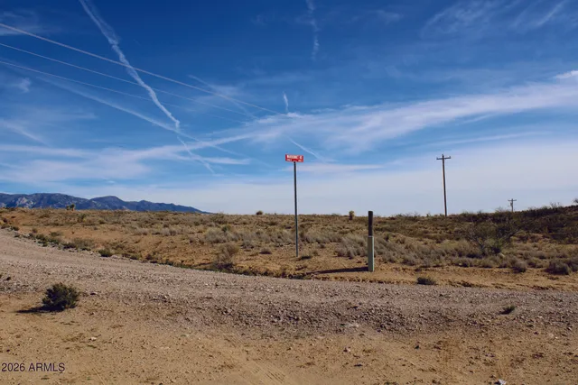 a view of an outdoor space with mountain view