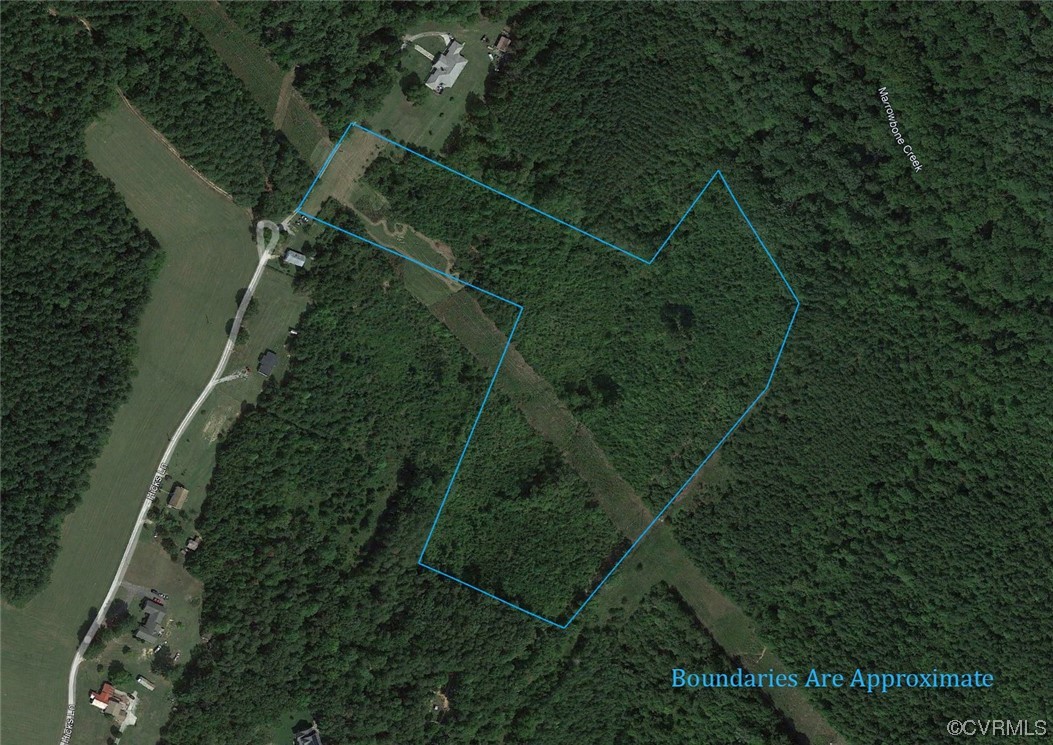 17.21-acres 17.21-acres Hicks Lane Road Rice, VA 23966 - Photo 5 of 13 an aerial view of a house