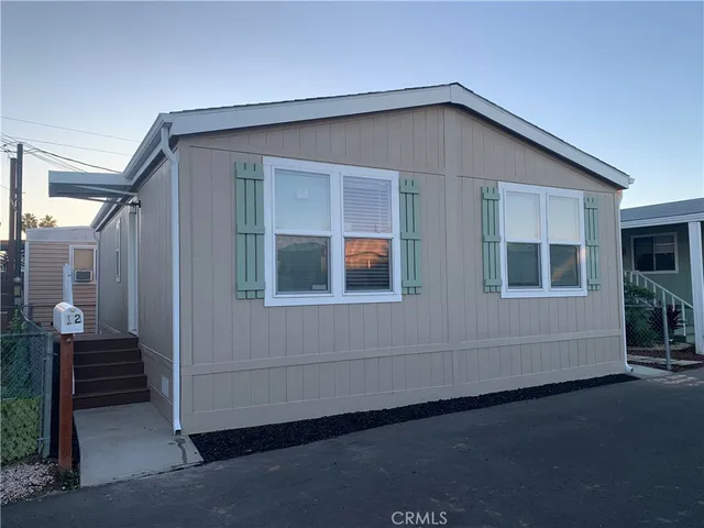 a front view of house