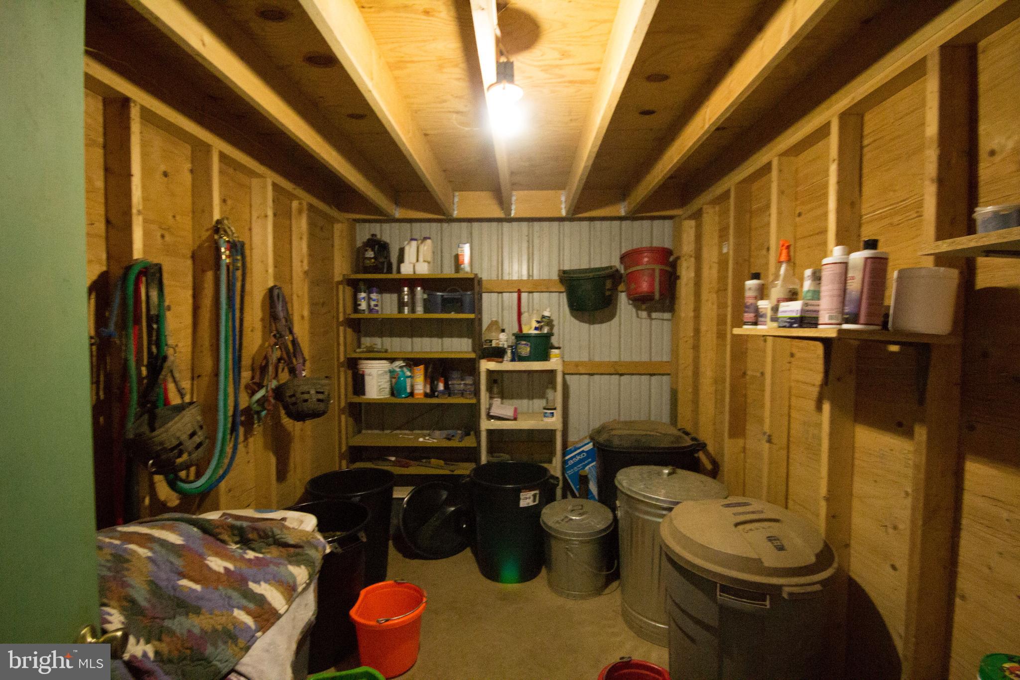 963 Bachmans Valley Road Westminster, MD 21157 - Photo 46 of 70 Feed room in barn, hay storage above