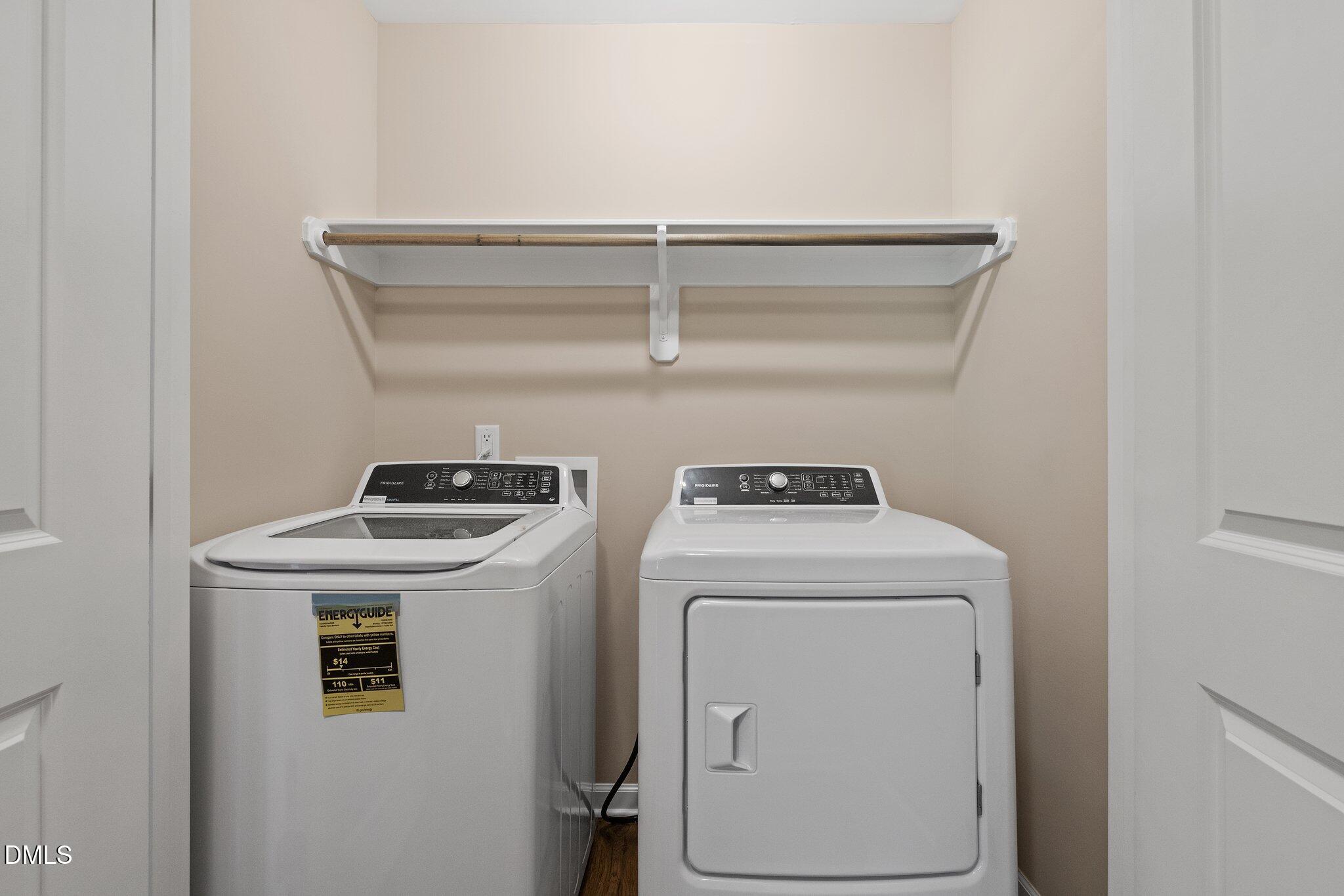 597 Pendergraft Road Bunnlevel, NC 28323 - Photo 15 of 21 a utility room with dryer and washer