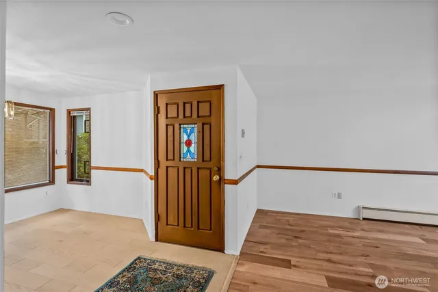 a view of front door