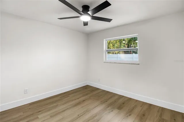 wooden floor in an empty room