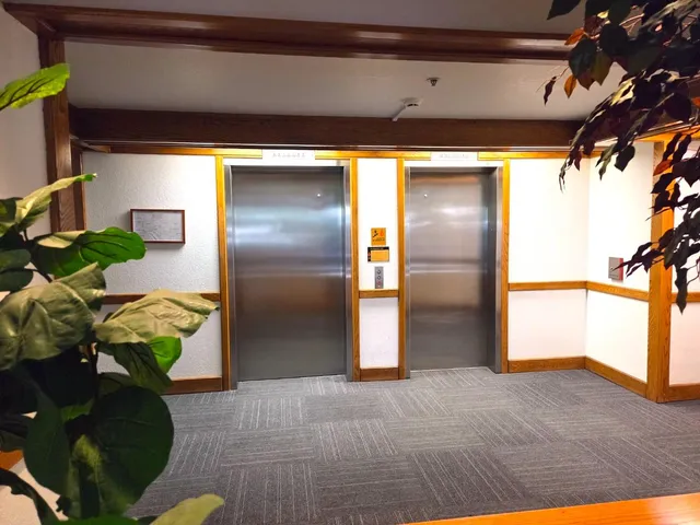 a car parked in front of a building