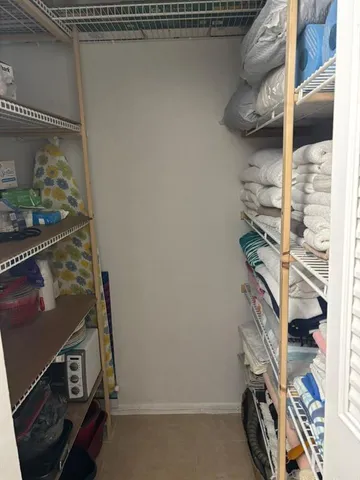a view of walk in closet