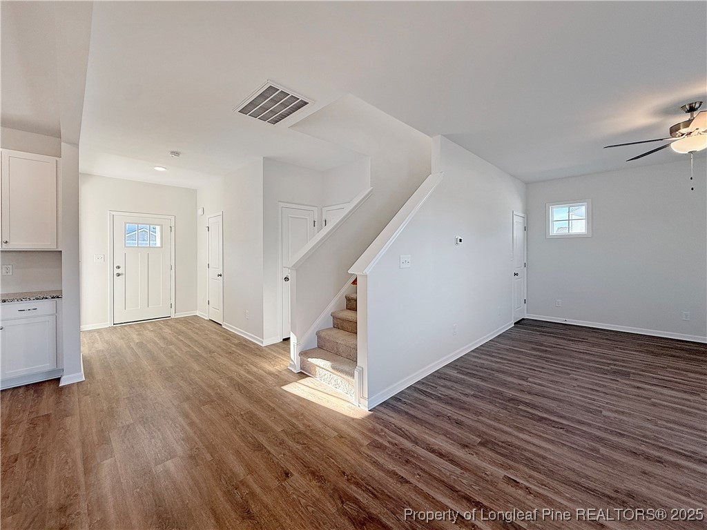 514 Ashley Heights Raeford, NC 28376 - Photo 18 of 39 a view of empty room with wooden floor