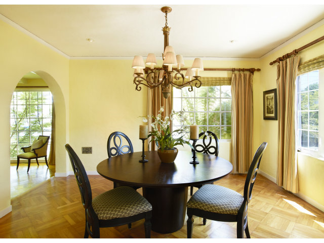215 Channing Road Burlingame, CA 94010 - Photo 4 of 11 a dining room with furniture and window