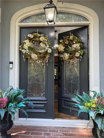 a vase of flowers sitting on a table