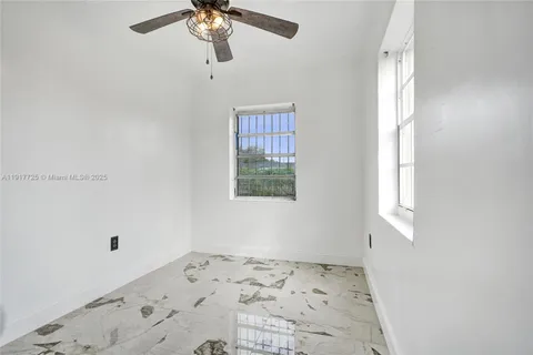 a window in an empty room