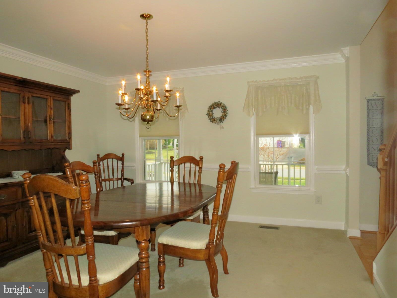 809 Longbow Road Mount Airy, MD 21771 - Photo 14 of 30 Formal DR has Crown & Chair Moldings