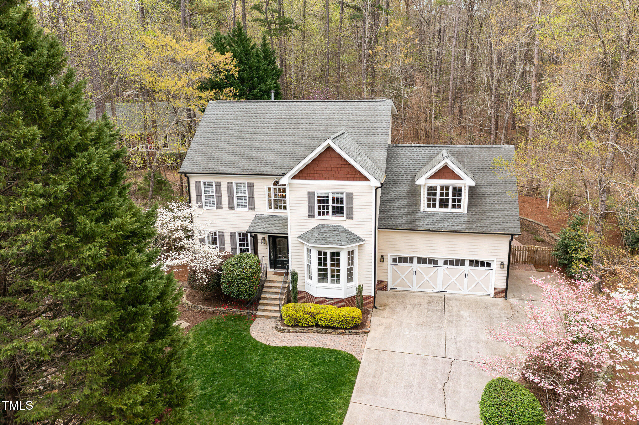 812 Oxgate Circle Raleigh, NC 27615 - Photo 3 of 3 a front view of a house with garden