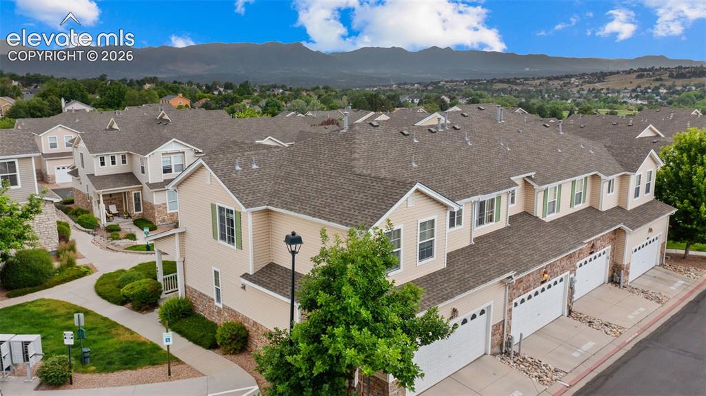 4023 Diamond Ridge View Colorado Springs, CO 80918 - Photo 28 of 31 an aerial view of a house