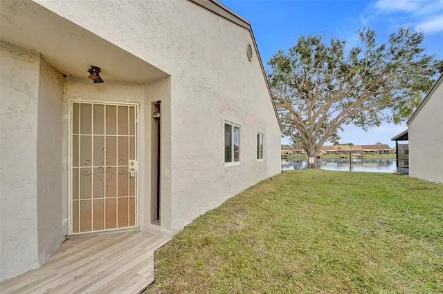 a view of backyard space